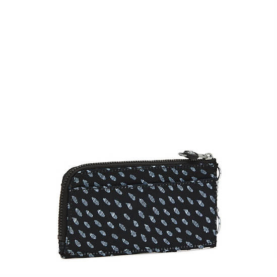 Portefeuilles Kipling Dafni Printed Wallet Noir Blanche | FR 1040BE